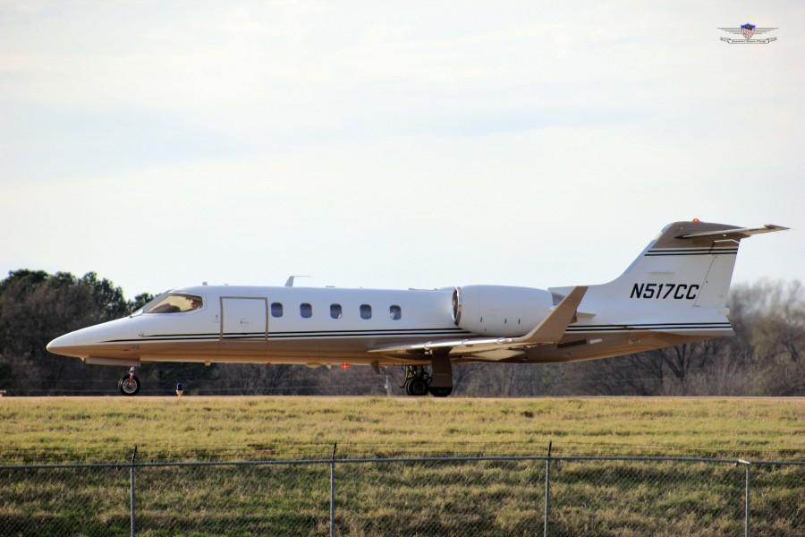 Learjet 31A at Memphis International Airport. 