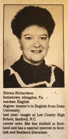 Richardson photographed at the beginning of the very first MSMS school year in 1988.