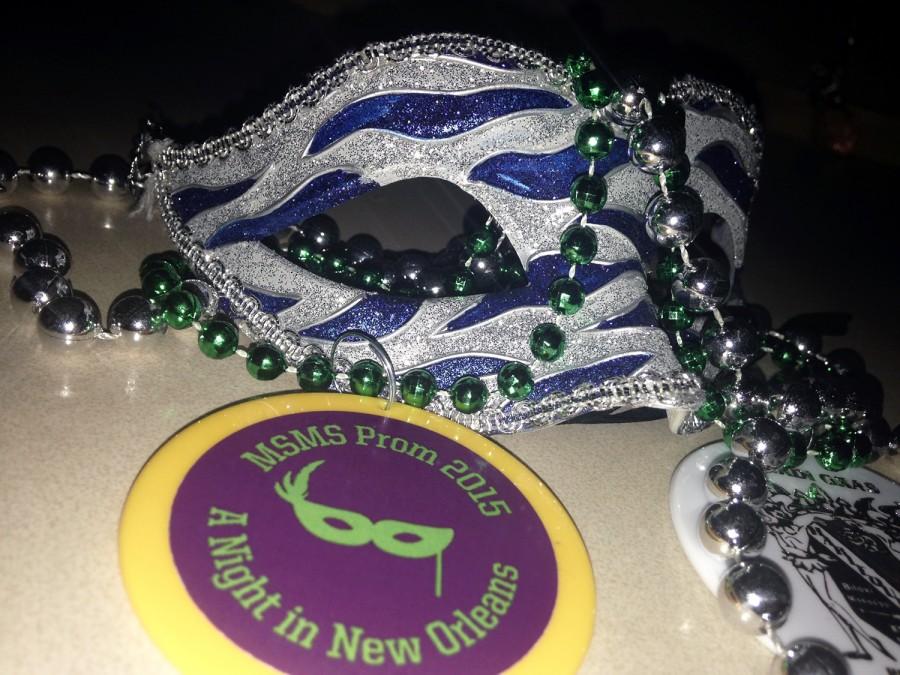 Mardi Gras reaches into lives everywhere, even during the 2015 MSMS prom. 