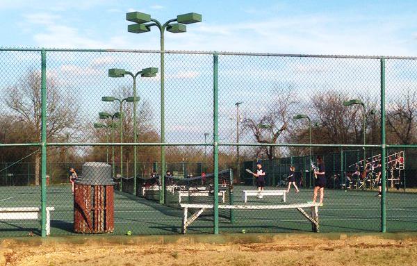 MSMS tennis players are getting ready for the games ahead.