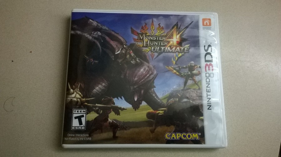 Game or Die Photo By: Maliah Wilkinson Monster Hunter 4 Nintendo 3DS American game Edition