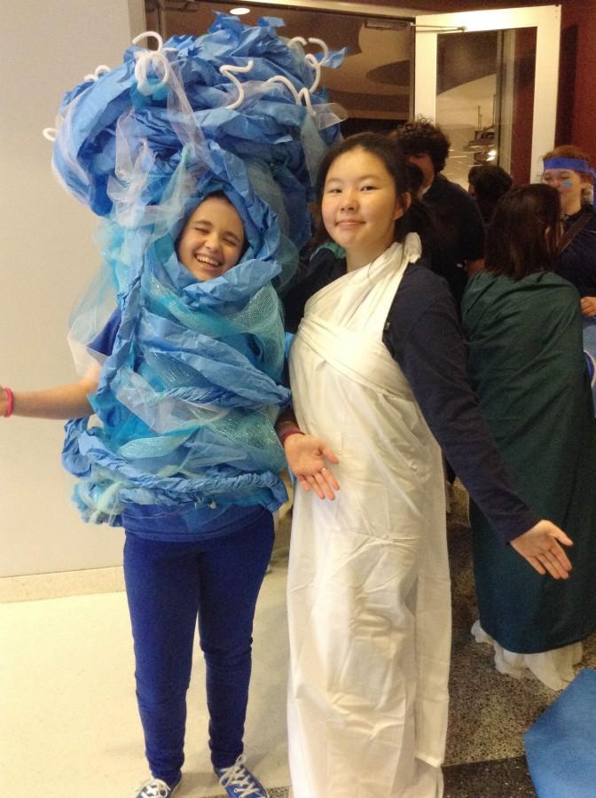 aurel+Lancaster+dressed+as+Charybdis+and+Jenny+Huang+in+a+toga+at+Latin+Convention