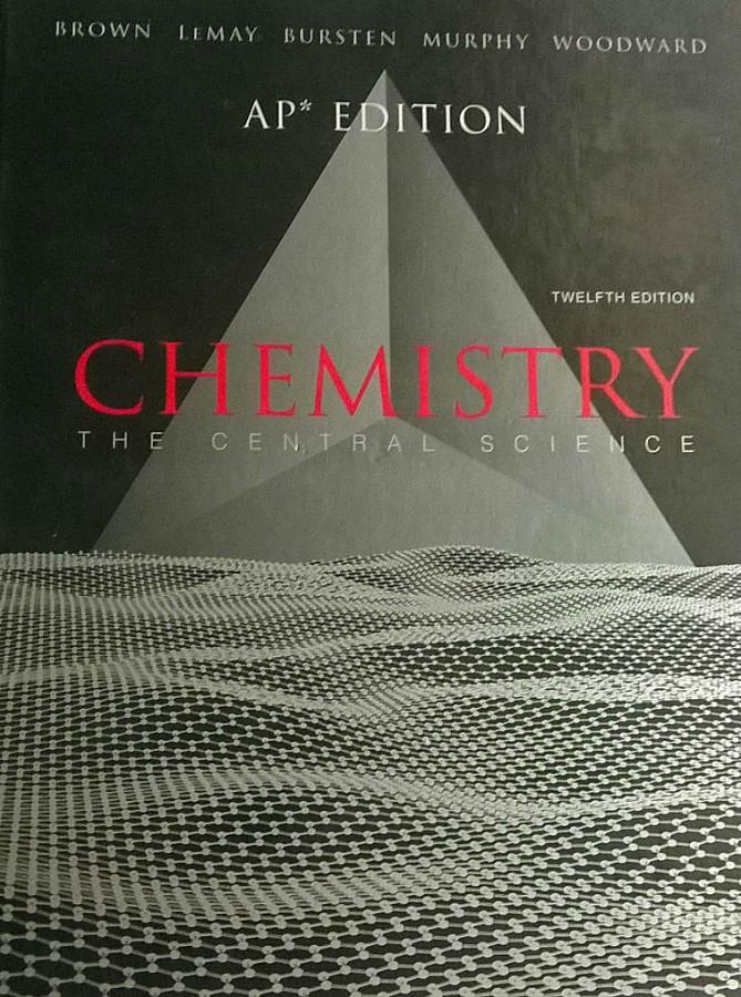The cover of the AP Chemistry book used to prepare students for the AP Chemistry exam