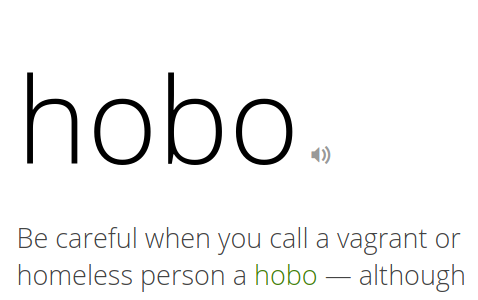 hobo meaning