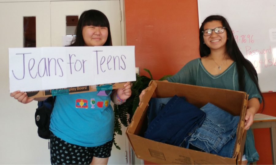MSMS Distributes Denim with Teens for Jeans
