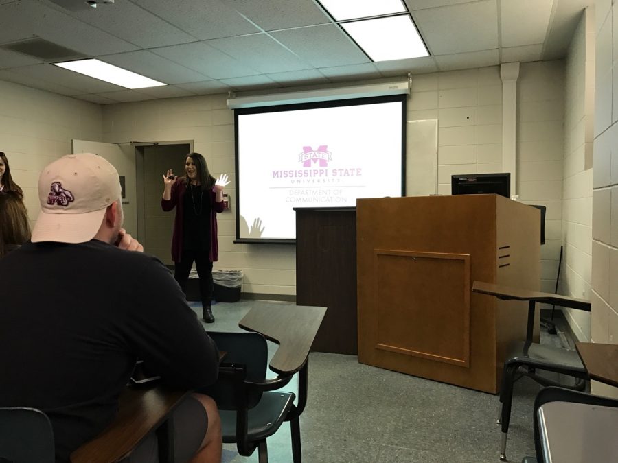 The Department of Communications at MSU gives a presentation on their majors.