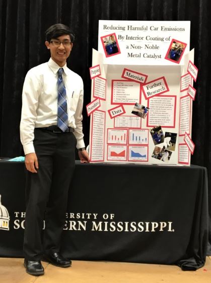 Gary Nguyen won Best in Fair in the Mississippi Region VI Science and Engineering Fair and will head to Los Angeles for ISEF.