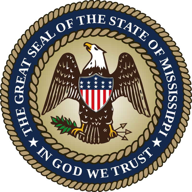 The seal of the state of Mississippi