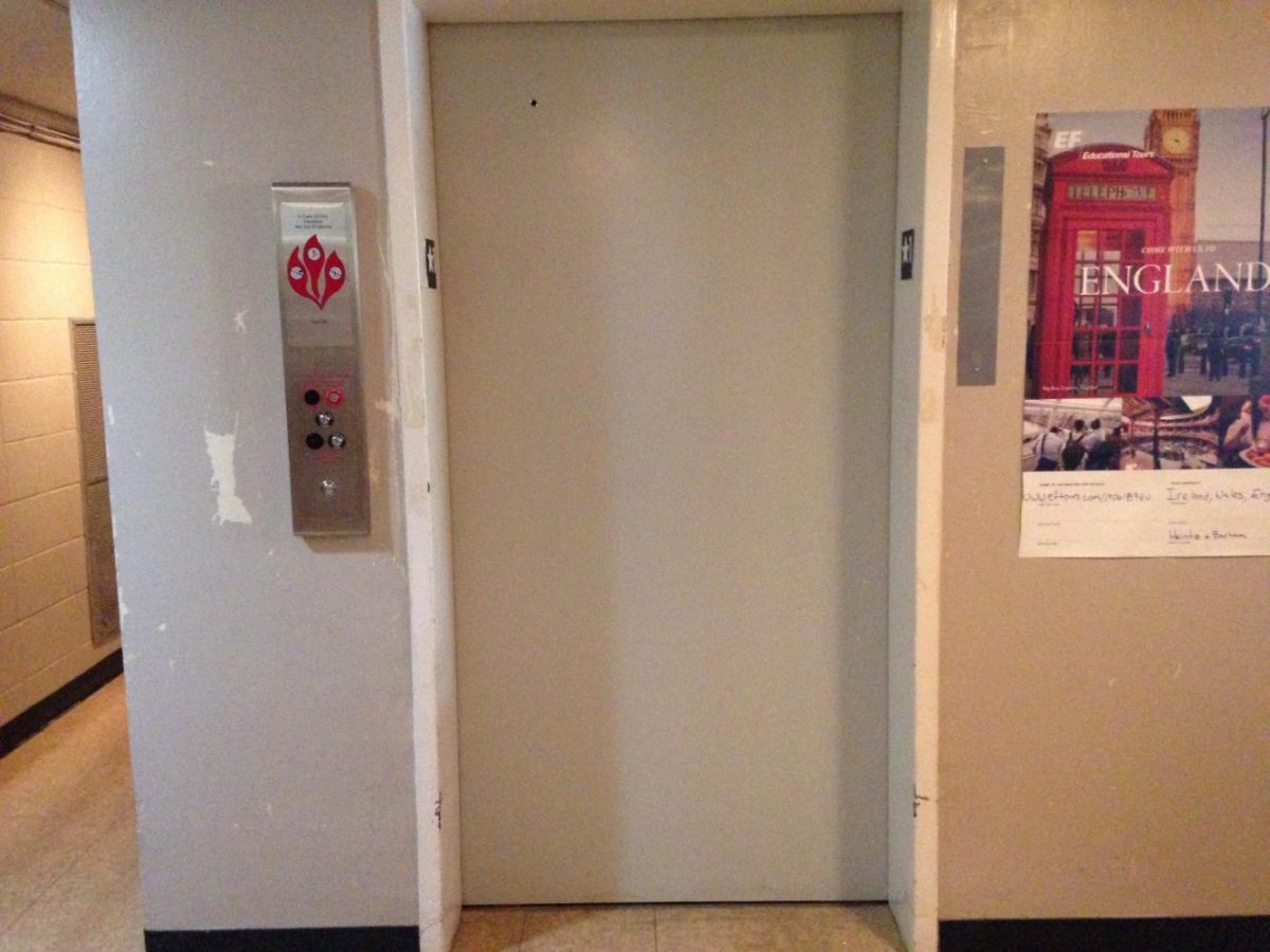 Elevator Causes Argument in Goen Hall