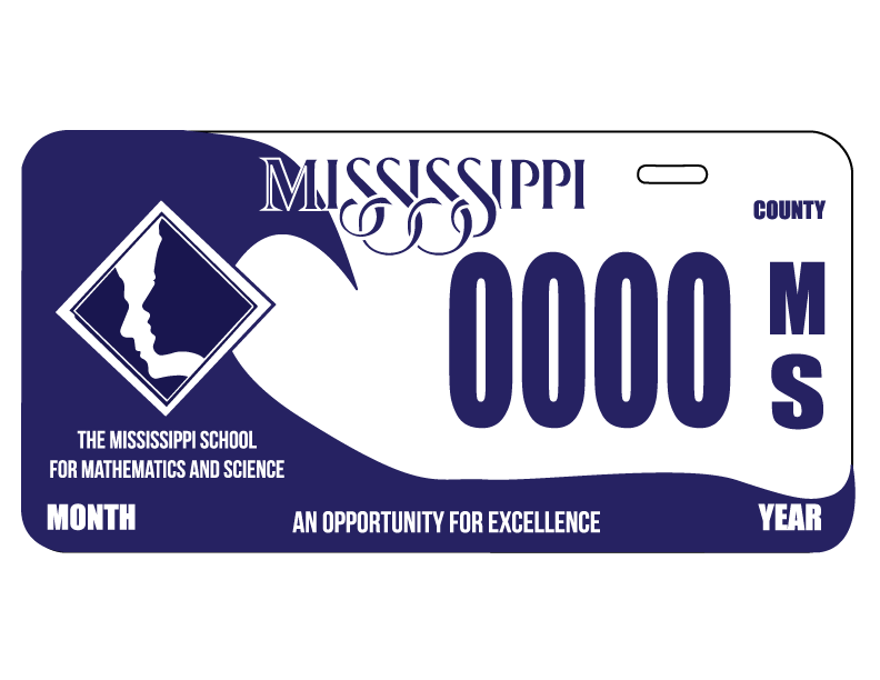 This proposed license plate would bring $24 per order to MSMS.