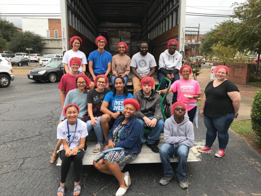 14 MSMS students lent a helping hand to the United Methodist Church as they hosted the Rise Against Hunger event on Sunday, Oct. 22. The volunteers packed 32,000 packs of rice meals to be shipped all over the world. 