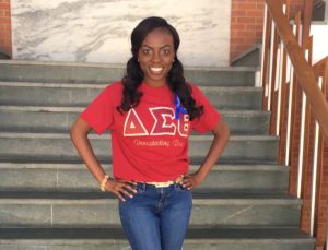 Miraculas Clemons is a proud member of the Omicron Epsilon chapter of Delta Sigma Theta.