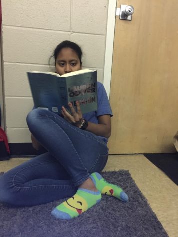 Likhitha Polepalli reads her book Delirium.