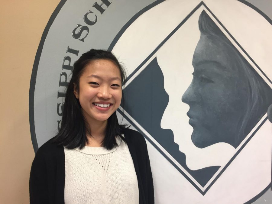 Lori Feng placed fourth in the regional Poetry Out Loud Competition. 
