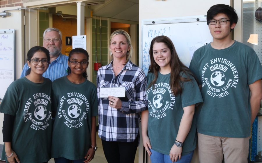 The Student Environmental Awareness League was awarded a grant to establish e-waste removal services at MSMS.