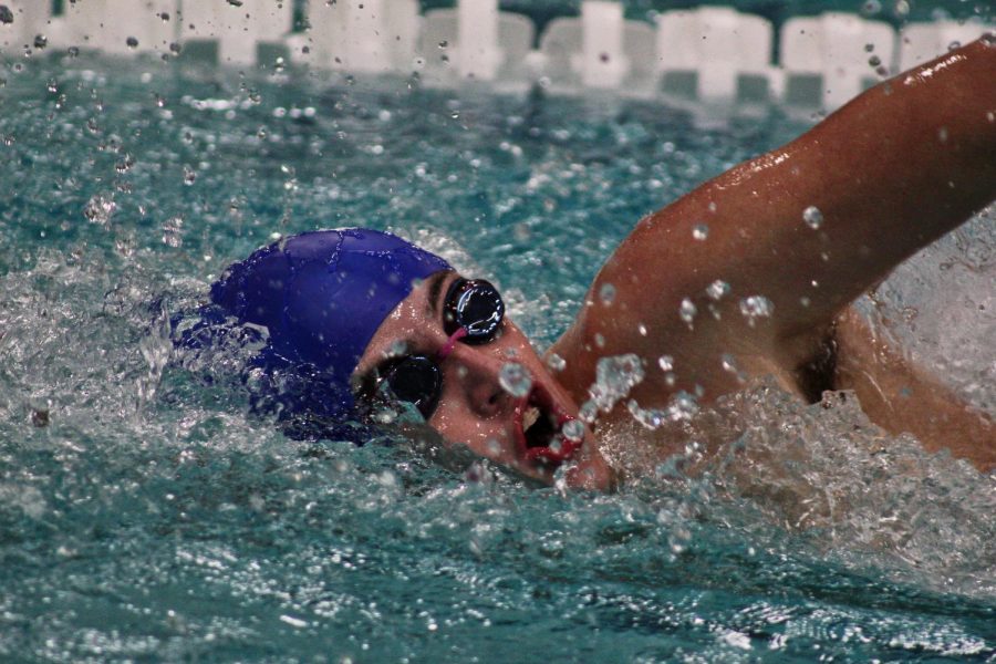 Cale Upton placed 3rd in the 200M IM and 1st in the 100M Breastroke!