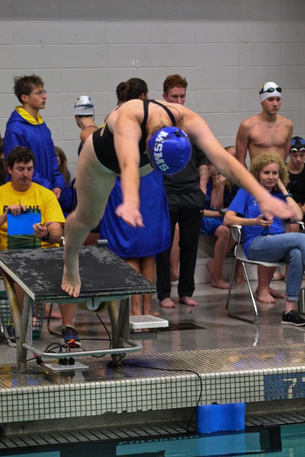 Breanna Herd came in 4th place in her 50M Freestyle 