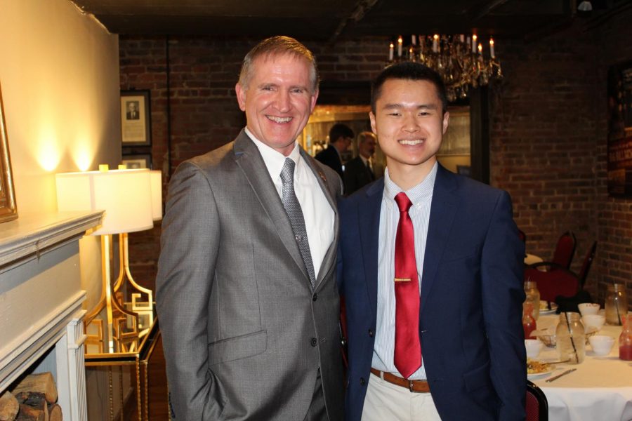 Representative Steve Massengill and Devin Chen 