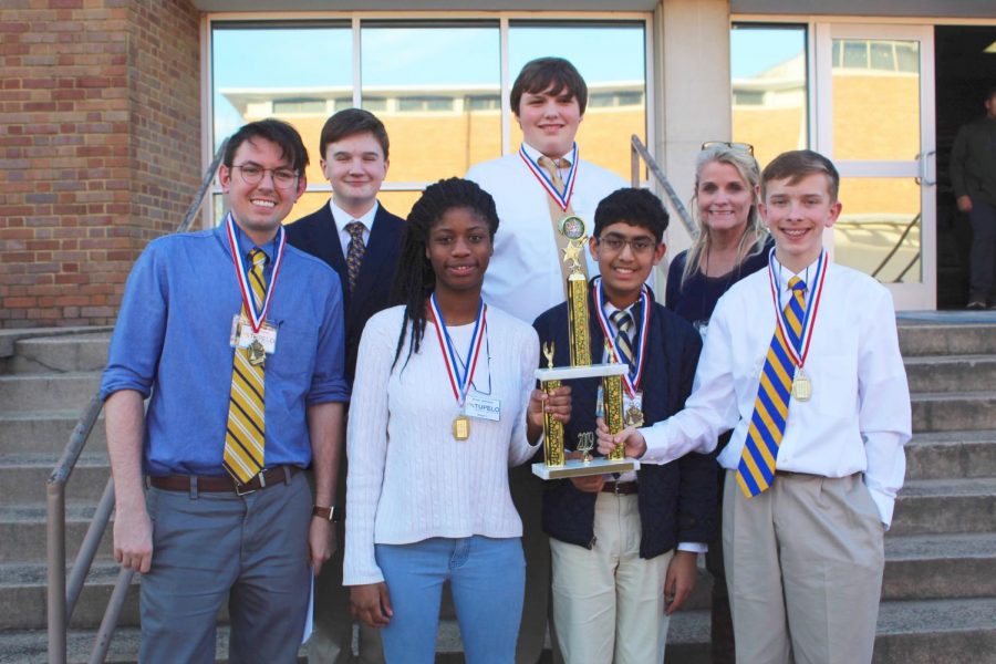 Tupelo Middle School Team 1 takes home the 1st Place title and a bid to nationals.