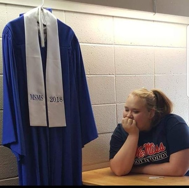 Contemplating the transition from MSMS to the real world. (Photo provided by Alana Andrus)
