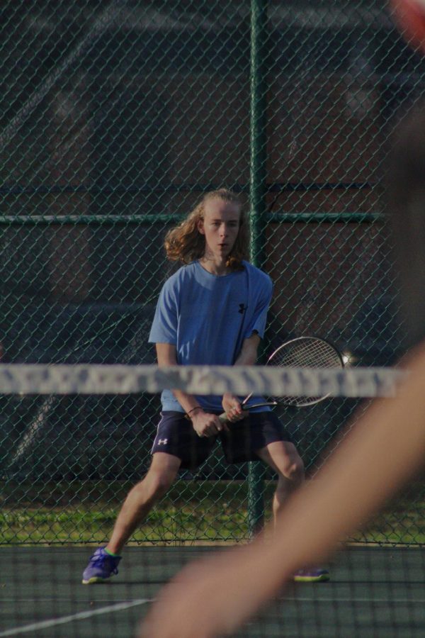 Jude Letonoff plays in doubles matches with partner Om Chimma.