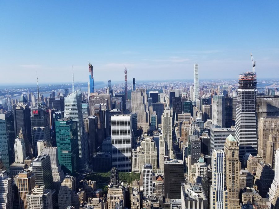 Shanahan captured the New York City skyline from above.