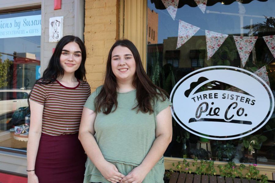 Junior Shelby Tisdale (left) and senior Ryley Fallon (right) were awarded national medals for their original pieces.