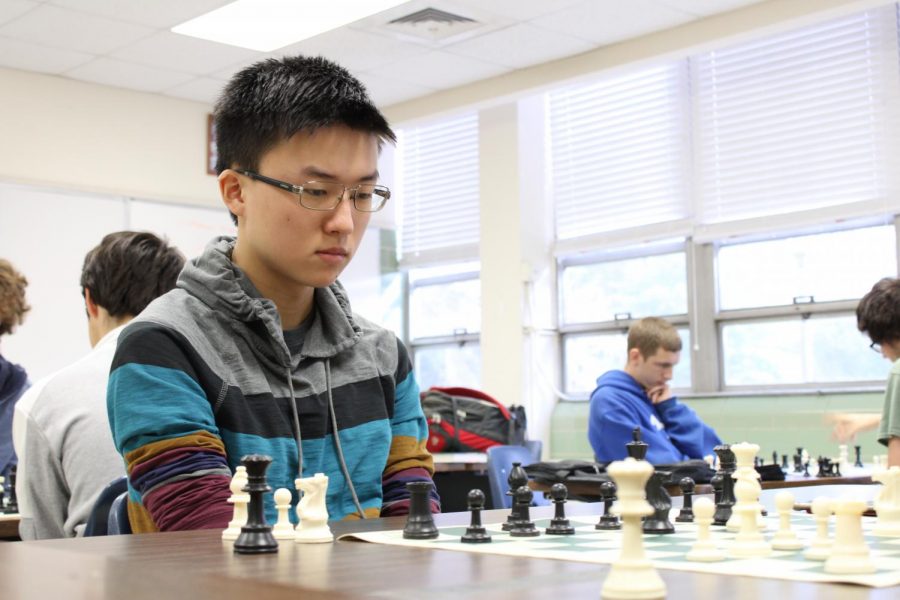Nathan Lee plays out different scenarios in his head before making a move.