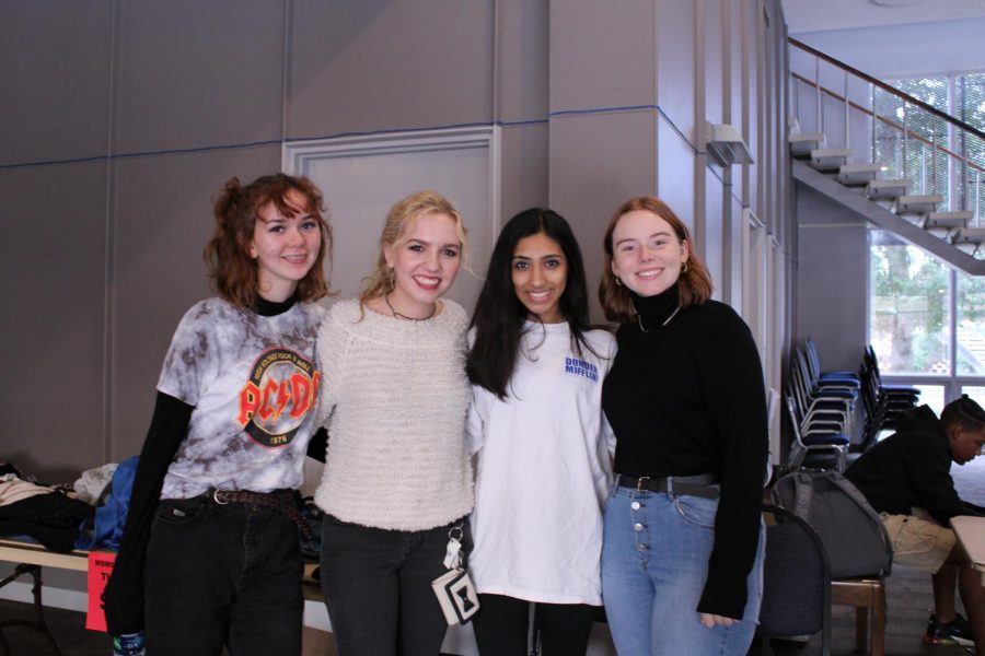 (From left to right) Fiona Dawe, Gracie Rowland, Kresha Patel and Alden Wiygul