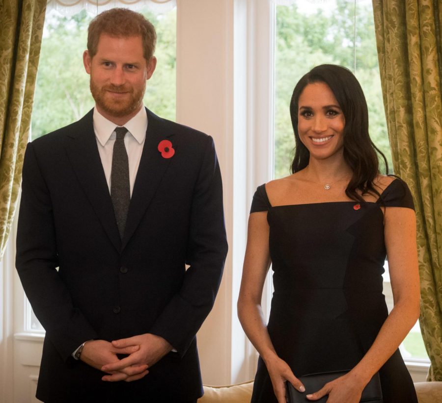 The+Duke+and+Duchess+of+Sussex+have+announced+they+are+stepping+back+from+their+roles+as+senior+royals.