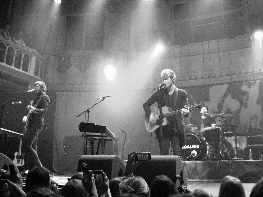 Kodaline performing two years after their first album release, In a Perfect World.