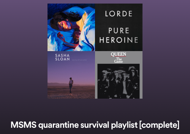 Take time this quarantine season to explore new music. Here some playlists and other hits to get you started.