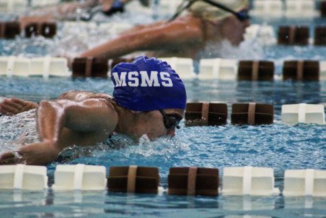 Initially, the swim season was canceled, but now students have the opportunity to compete. 