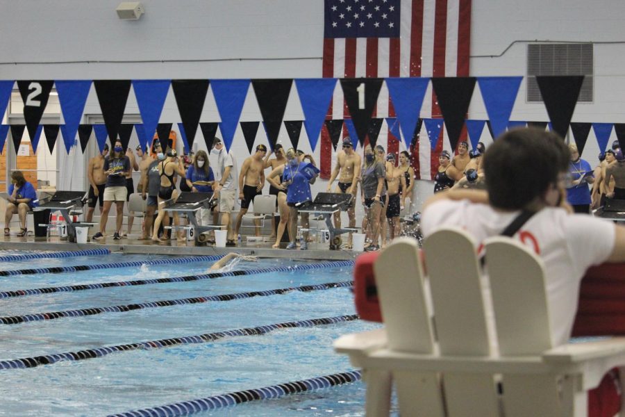 Despite being momentarily cancelled at MSMS, the swim team had their first meet on Monday, Sept. 22.