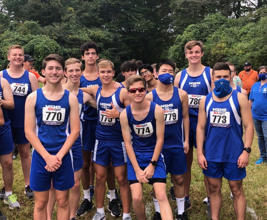 The Waves XC team placed sixth at their meet, and co-captain Bryce Harrison placed first overall.