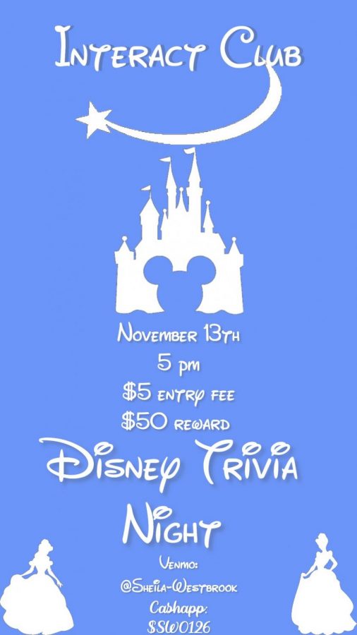 MSMS Interact Club hosted a virtual Disney Trivia Night this past week. All proceeds went towards purchasing lavender seeds in hopes of raising the bee population on the MSMS campus.