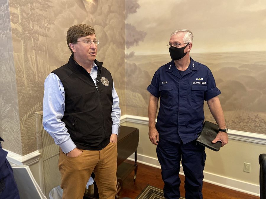 After President Trump criticized mail-in voting during this election, Tate Reeves (left) showed his support by tweeting he would never allow early voting in Mississippi while he is Governor.