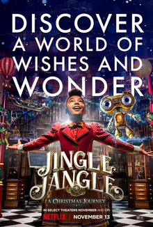 Netflix releases another holiday film with Jingle Jangle, which follows a toymakers journey during the holiday season.