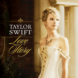 Taylor Swifts re-recorded Love Story, her first single off of her second album.