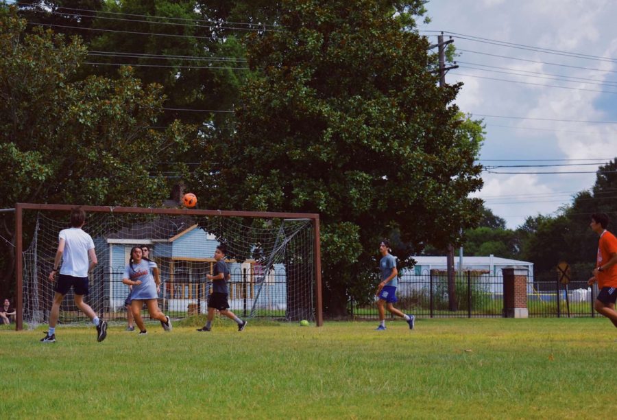 MSMS students enjoy preparing for soccer season at PAC field.