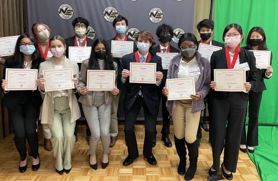 Students from Mississippi School for Math and Science pose with awards from Februarys Future Business Leaders of America regional competition at Northeast Community College in Booneville, MS. FBLA is a national organization that gives students the opportunity to explore their interests in business, marketing, finance, ect. The MSMS FBLA student organization is sponsored by Kayla Hester. 