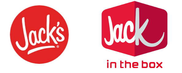 Two popular American food chains, Jack's and Jack in the box, are shockingly similar but have no connection. 