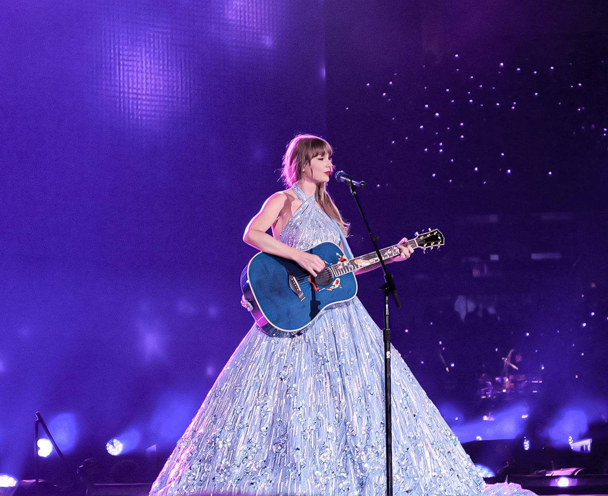 Taylor+Swift+performed+songs+from+Speak+Now+%28Taylors+Version%29+at+her+Eras+Tour+stop+in+Inglewood%2C+California%2C+on+Aug.+9.+Swifts+latest+release%2C+Speak+Now+%28Taylors+Version%29%2C+is+now+her+most+popular+re-recorded+album.