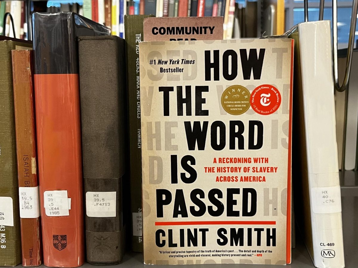 How the Word is Passed, a novel by Clint Smith, is the focus of Book Talk hosted by Fant Memorial Library. Library Dean Amanda Clay Powers said the book was chosen because it “is accessible, beautifully written, thought-provoking, challenging and relevant for conversations happening in our communities right now.”