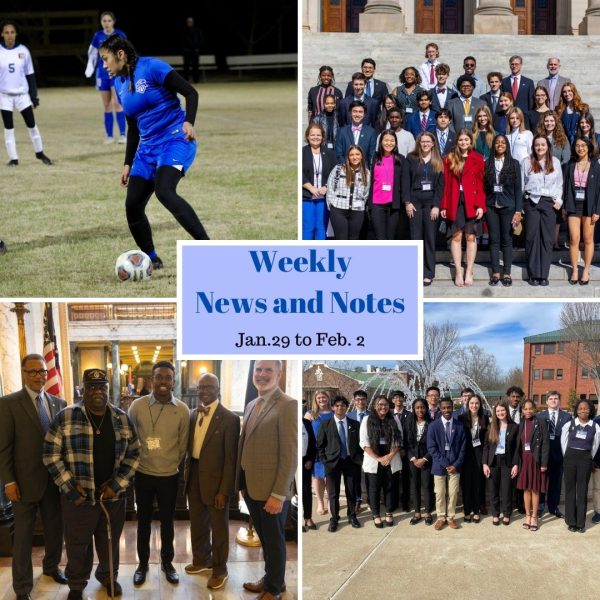 Among the highlights of the week of Jan. 29, select students met with state representatives and legislators in Jackson for MSMS Capitol Day, FBLA competitors returned home with 16 awards from their Northern Regional Competition and MSMS soccer teams had mixed results in district playoffs.