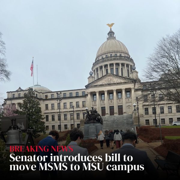 Mississippi Sen. Dennis Debar, Jr. introduced Senate Bill 2715 on Feb. 19, which proposes MSMS moves to Mississippi State Universitys campus. 
