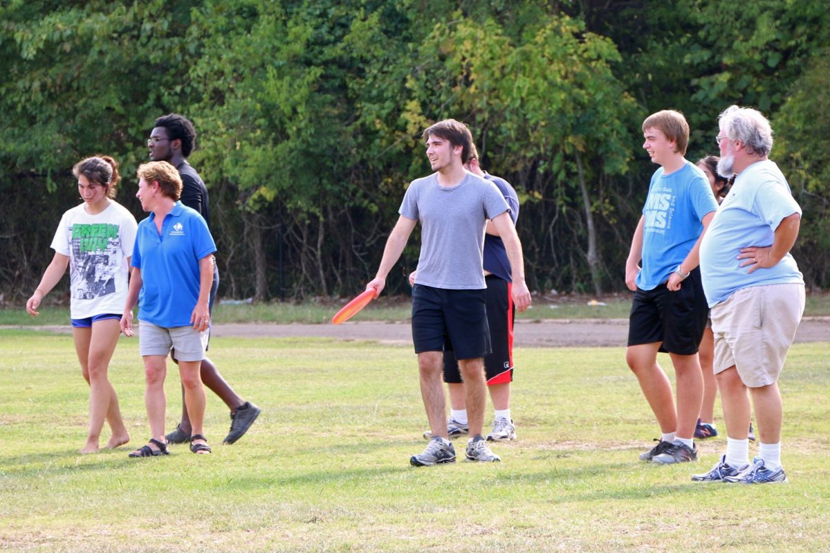 Years ago, ultimate frisbee was a popular informal tradition among students. (Photo courtesy of Heath Stevens)
